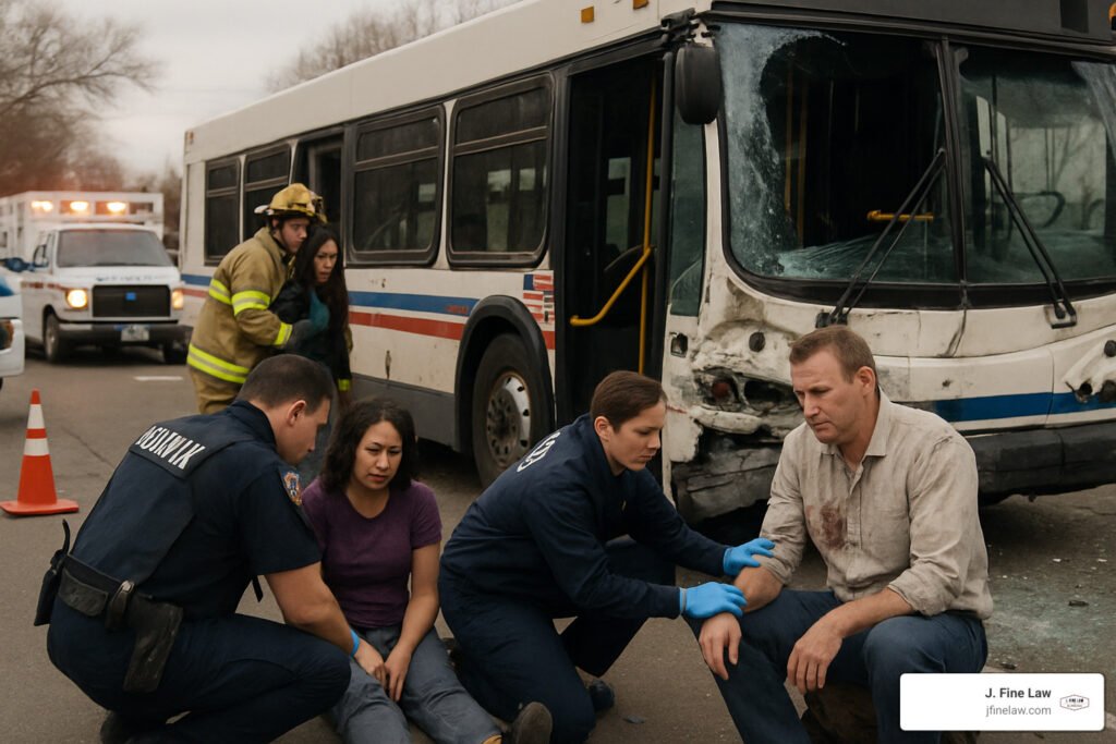 bus accident injury claim