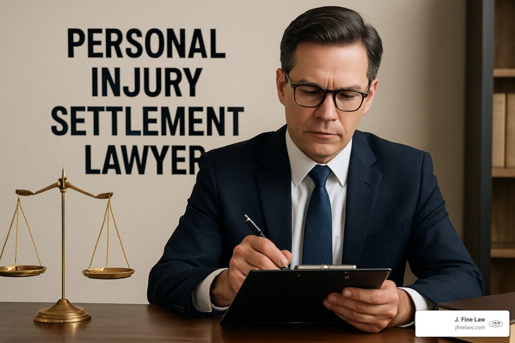 personal injury settlement lawyer