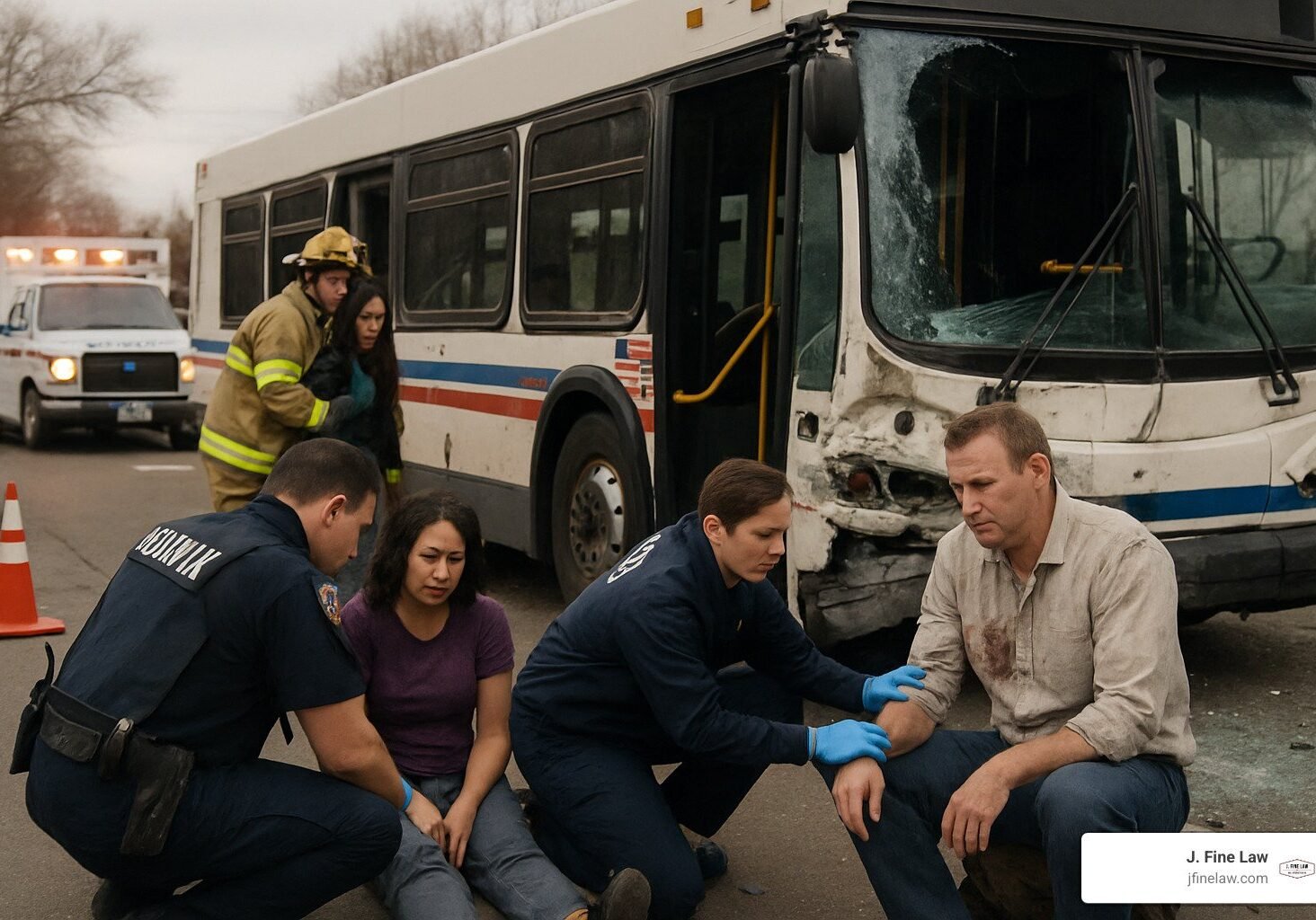 bus accident injury claim