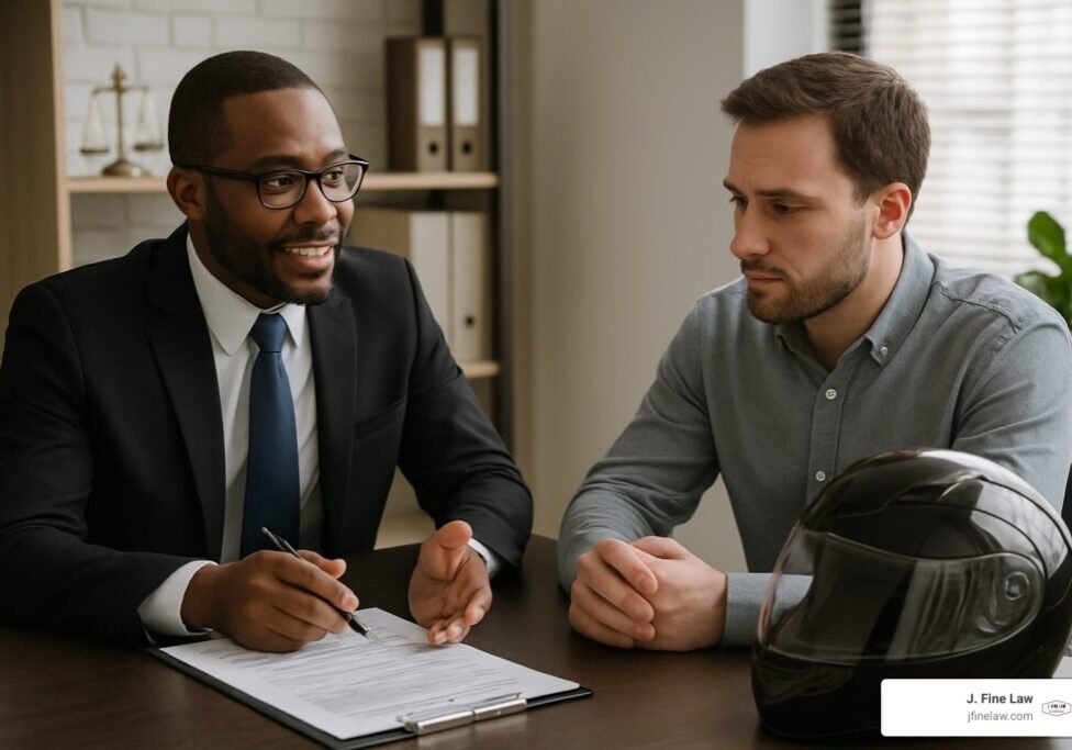 motorcycle-accident-attorney-consultation
